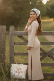 Vestido Alma Beige