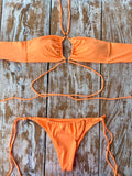 Set Bali Naranja Pastel